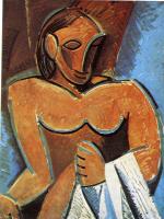 Picasso, Pablo - nude with a towel